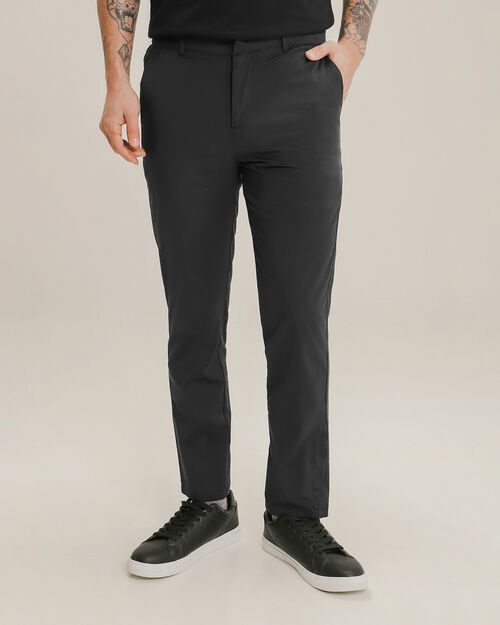 Pantalón Fit Slim Negro